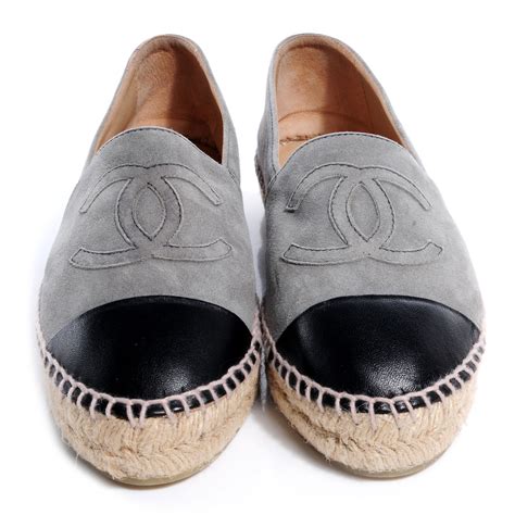 chanel espadrilles grey|shop chanel espadrilles online.